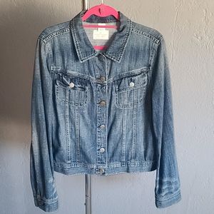 J. Crew Classic Denim Button Jacket